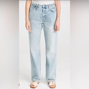 Reformation Preston Baggy High-Rise Straight Jeans